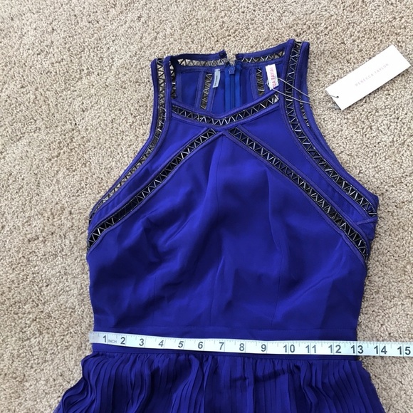 NWT! REBECCA TAYLOR Size 2 Violet MXi Silk dress - Picture 13 of 13